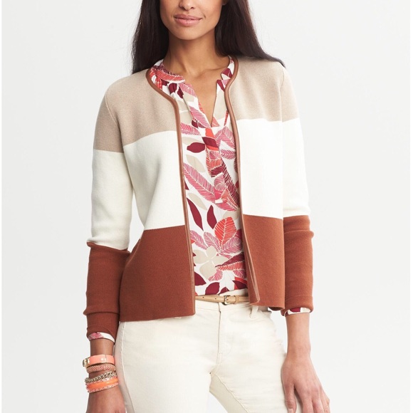 Banana Republic Sweaters - Banana Republic Winter Foliage Sweater Jacket